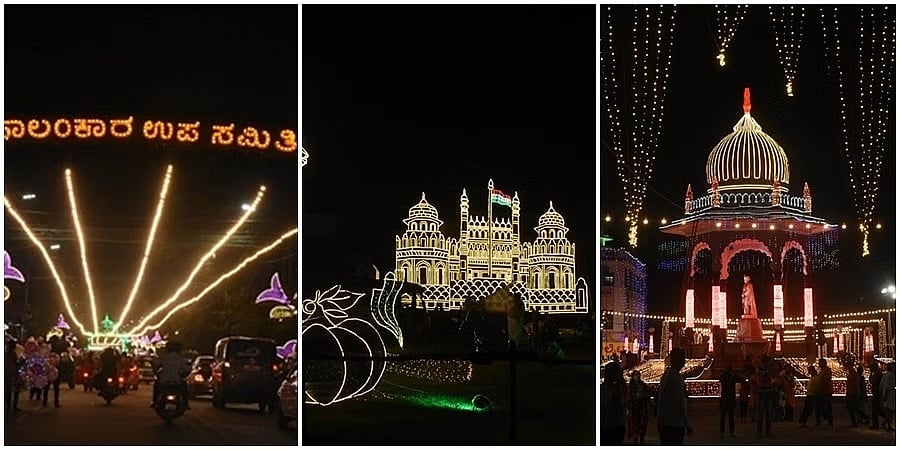 ಮೈಸೂರು: ‘ದಸರಾ ವಿದ್ಯುತ್ ದೀಪಾಲಂಕಾರ’ ಎರಡು ದಿನ ಮುಂದುವರಿಕೆ