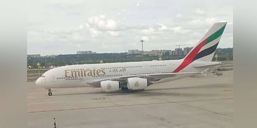 ವಿಶ್ವದ ಅತಿ ದೊಡ್ಡ ವಾಣಿಜ್ಯ ವಿಮಾನ 'Emirates EK 562' ಮೊದಲ ಬಾರಿಗೆ ಬೆಂಗಳೂರಿಗೆ ಆಗಮನ
