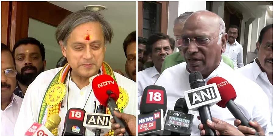 ಕಾಂಗ್ರೆಸ್ ಅಧ್ಯಕ್ಷ ಚುನಾವಣೆ ಮತದಾನ ಆರಂಭ: ಅಭ್ಯರ್ಥಿಗಳಾದ ಮಲ್ಲಿಕಾರ್ಜುನ ಖರ್ಗೆ v/s ಶಶಿ ತರೂರು ಏನೆಂದರು?