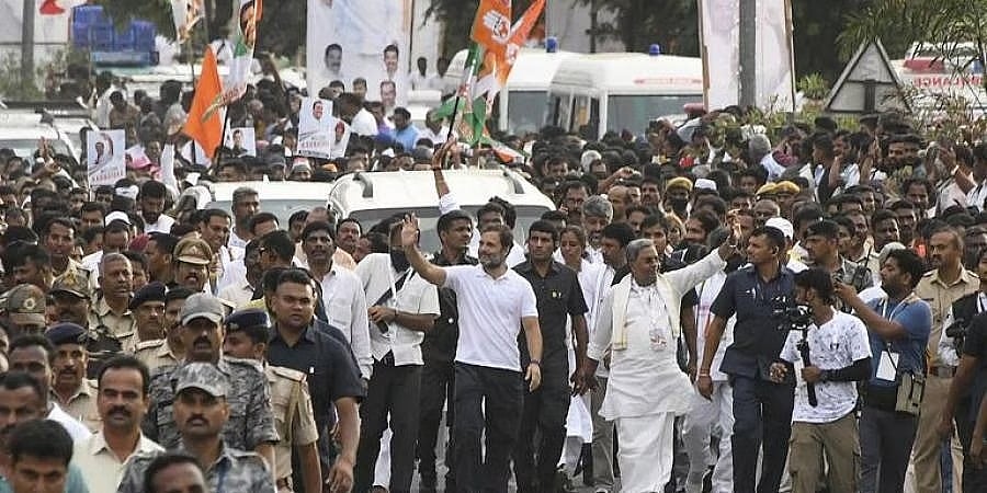 ಭಾರತ್ ಜೋಡೋ ಯಾತ್ರೆ: ರಾಹುಲ್, ಸಿದ್ದರಾಮಯ್ಯರಿಂದ ನಿಯಮ ಉಲ್ಲಂಘನೆ- ಬಿಜೆಪಿ