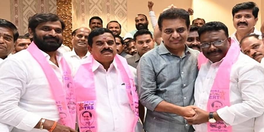 ತೆಲಂಗಾಣ: ಇಬ್ಬರು ಮುಖಂಡರು ಟಿಆರ್ ಎಸ್ ಗೆ ವಾಪಸ್, ಬಿಜೆಪಿಗೆ ಹಿನ್ನಡೆ