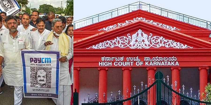 ಪೇಸಿಎಂ ಪ್ರಕರಣ: ಇಬ್ಬರು ಕಾಂಗ್ರೆಸ್ ಮುಖಂಡರ ವಿರುದ್ಧದ ಎಫ್ಐಆರ್ ವಜಾಗೊಳಿಸಿದ ಹೈಕೋರ್ಟ್