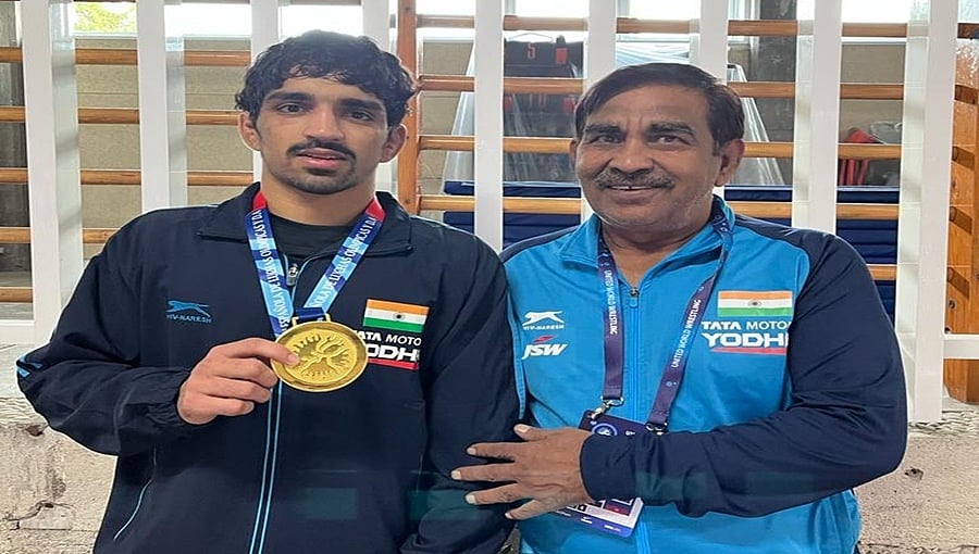 ವಿಶ್ವ ಚಾಂಪಿಯನ್‌ಶಿಪ್‌: ಚಿನ್ನದ ಪದಕ ಗೆದ್ದ ಮೊದಲ ಭಾರತೀಯ ಕುಸ್ತಿಪಟು ಅಮನ್ ಸೆಹ್ರಾವತ್!