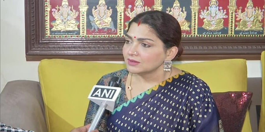 ಡಿಎಂಕೆ ನಾಯಕನ ಅವಹೇಳನಕಾರಿ ಹೇಳಿಕೆ: ಕ್ಷಮೆ ಕೇಳಿದ್ರು ಒಪ್ಪಲ್ಲ- ಖುಷ್ಬು