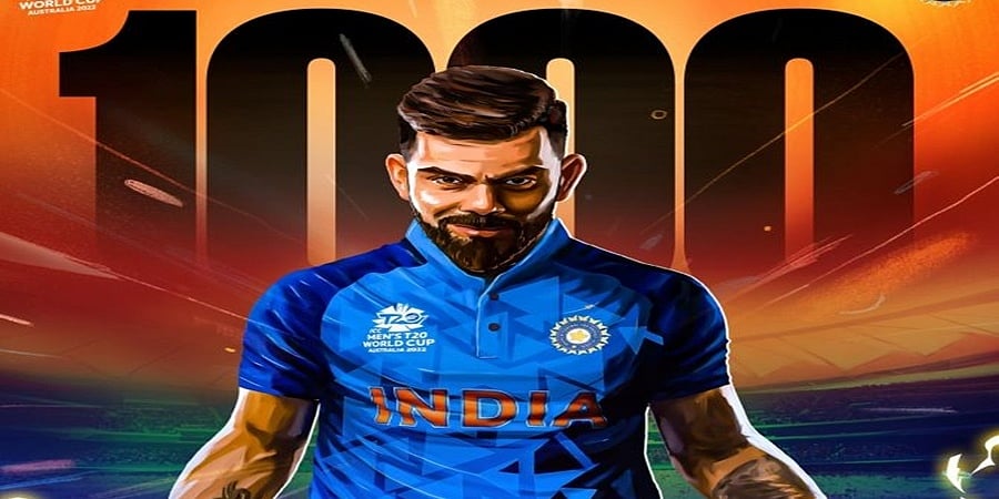 ಟಿ-20 ವಿಶ್ವಕಪ್: ವಿರಾಟ್ ಕೊಹ್ಲಿಯಿಂದ ಹೊಸ ದಾಖಲೆ, ಈ ಸಾಧನೆ ಮಾಡಿದ ದೇಶದ ಮೊದಲ ಆಟಗಾರ!