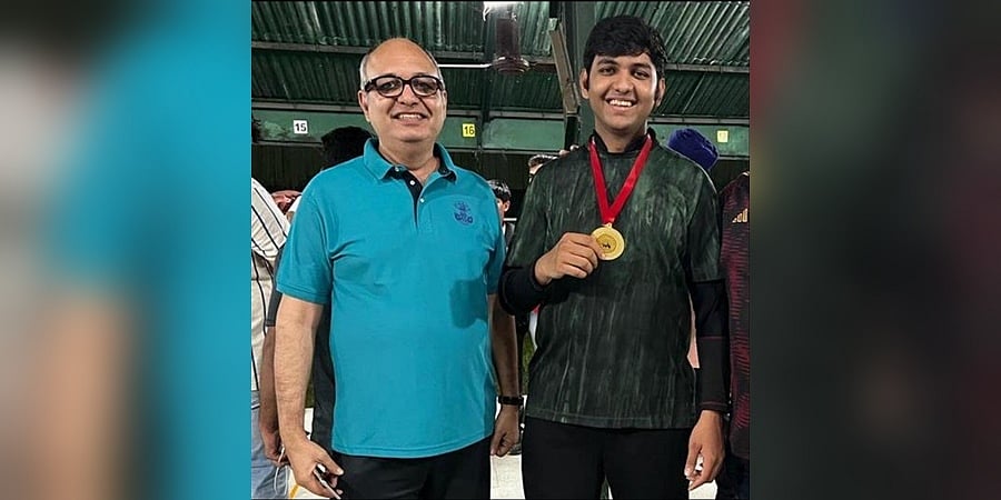 ಬೆಂಗಳೂರು: ಮೂರೇ ತಿಂಗಳಲ್ಲಿ ತಂದೆಯಿಂದ ತರಬೇತಿ ಪಡೆದ ಯುವಕನಿಂದ ರಾಷ್ಟ್ರಮಟ್ಟದಲ್ಲಿ ಚಿನ್ನದ ಸಾಧನೆ!