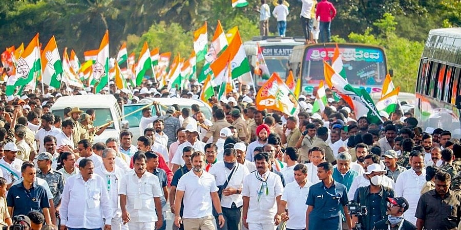 9ನೇ ದಿನಕ್ಕೆ ಉತ್ಸಾಹದಿಂದ ಕಾಲಿಟ್ಟ ಕಾಂಗ್ರೆಸ್ ನ 'ಭಾರತ್ ಜೋಡೋ' ಯಾತ್ರೆ: ತುಮಕೂರಿನಲ್ಲಿ ಜೆಡಿಎಸ್ ಶಾಸಕ ಭಾಗಿ