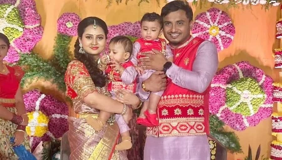 ಅವಳಿ ಮಕ್ಕಳಿಗೆ ನಾಮಕರಣ ಮಾಡಿದ ನಟಿ ಅಮೂಲ್ಯ-ಜಗದೀಶ್ ಚಂದ್ರ ದಂಪತಿ: ಹಲವು ಗಣ್ಯರು ಭಾಗಿ