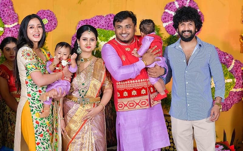ನಟಿ ಅಮೂಲ್ಯ ಜಗದೀಶ್ ದಂಪತಿಯ ಅವಳಿ ಮಕ್ಕಳ ನಾಮಕರಣ ಸಮಾರಂಭ