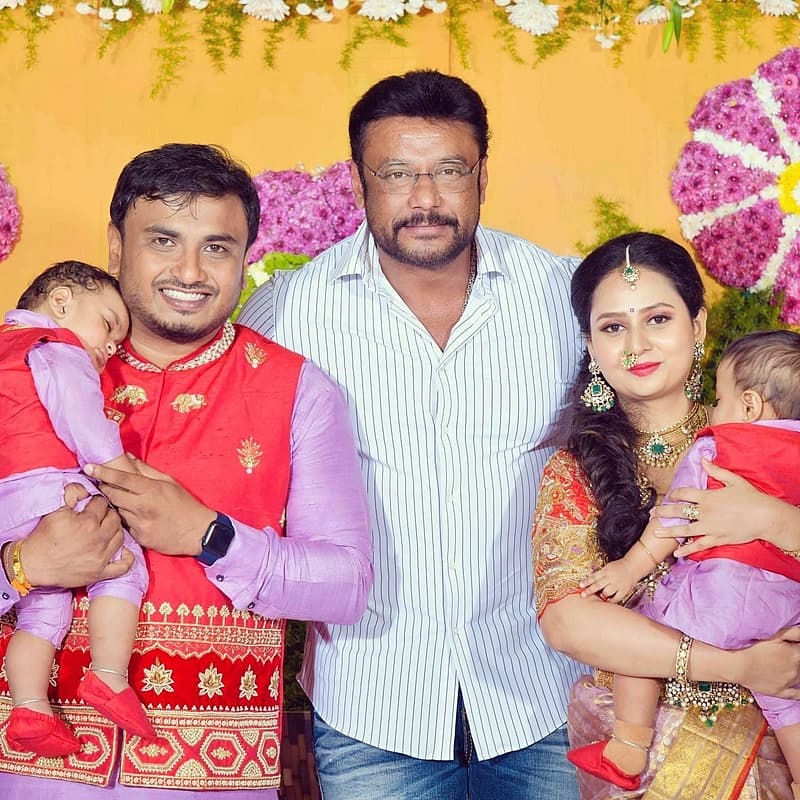 ನಟಿ ಅಮೂಲ್ಯ ಜಗದೀಶ್ ದಂಪತಿಯ ಅವಳಿ ಮಕ್ಕಳ ನಾಮಕರಣ ಸಮಾರಂಭ