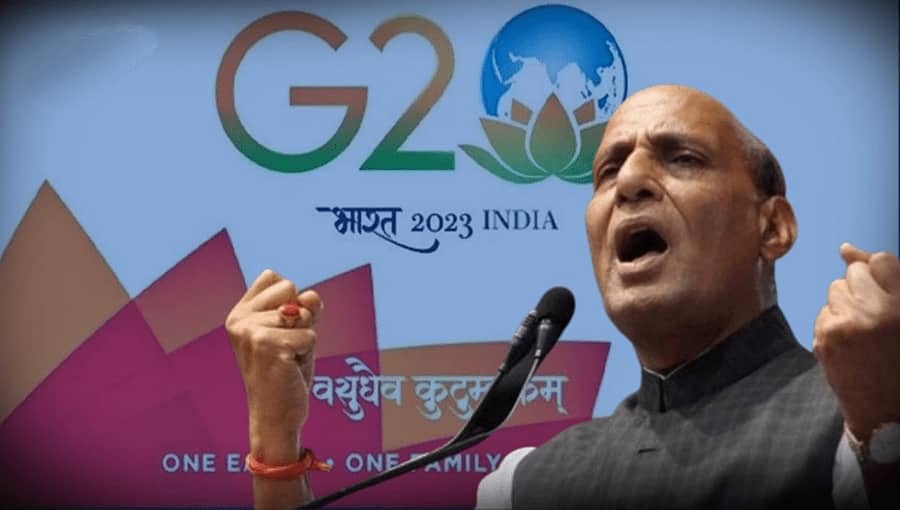 ಏನಿದು ಜಿ20 ಲೋಗೋ ವಿವಾದ?:ನಮ್ಮ ಸಂಸ್ಕೃತಿಯನ್ನು ಮರೆತುಬಿಡಬೇಕೇ? ಎಂದು ರಕ್ಷಣಾ ಸಚಿವ ರಾಜನಾಥ್ ಸಿಂಗ್ ಗುಡುಗಿದ್ದೇಕೆ?
