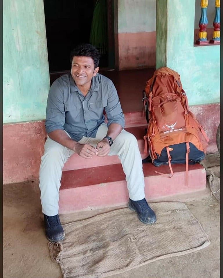 ಗಂಧದ ಗುಡಿ ಸಾಕ್ಷ್ಯಚಿತ್ರ ಚಿತ್ರೀಕರಣ ವೇಳೆ ಪುನೀತ್ ರಾಜ್ ಕುಮಾರ್ ಸಂಗ್ರಹ ಚಿತ್ರ