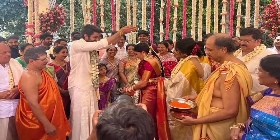 ಕನ್ನಡತಿ ಅನುಷಾ ಶೆಟ್ಟಿಯೊಂದಿಗೆ ದಾಂಪತ್ಯ ಜೀವನಕ್ಕೆ ಕಾಲಿಟ್ಟ ರಶ್ಮಿಕಾ ಮಂದಣ್ಣ ಜೊತೆ ನಟಿಸಿದ್ದ ನಟ ನಾಗ ಶೌರ್ಯ!