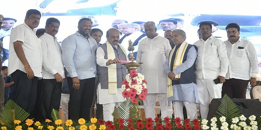 ನಂಜನಗೂಡು: ನುಗು, ಹೇಡಿಯಾಳ ಏತ ನೀರಾವರಿ ಯೋಜನೆಗೆ ಸಿಎಂ ಬೊಮ್ಮಾಯಿ ಚಾಲನೆ