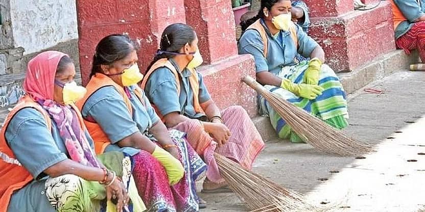 ಉದ್ಯೋಗ ಖಾಯಂ ಗೊಳಿಸುವಂತೆ ಆಗ್ರಹ: ಸರ್ಕಾರಕ್ಕೆ ಪ್ರತಿಭಟನೆ ಎಚ್ಚರಿಕೆ ನೀಡಿದ ಪೌರಕಾರ್ಮಿಕರು