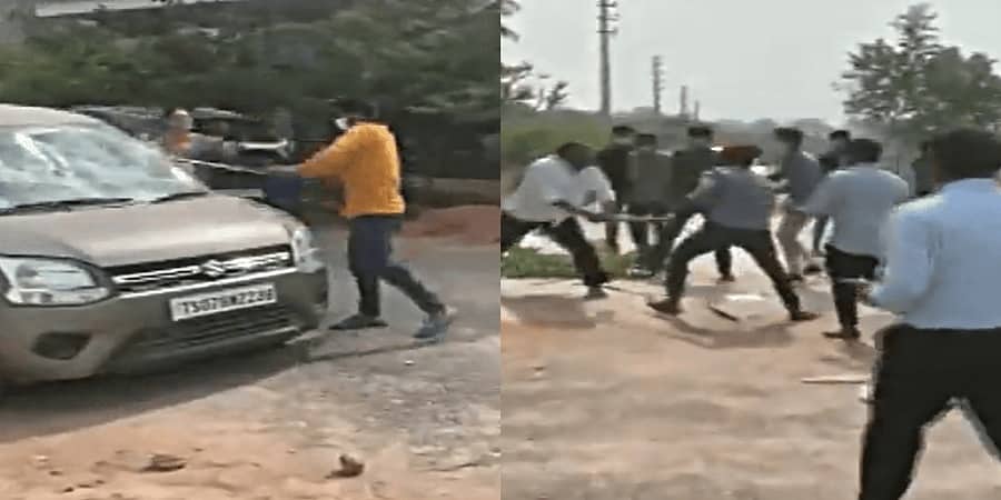 ತೆಲಂಗಾಣ: ಹಾಡಹಗಲೇ ಮನೆಗೆ ನುಗ್ಗಿ, ಯುವತಿ ಅಪಹರಿಸಿದ ಗ್ಯಾಂಗ್- ವಿಡಿಯೋ