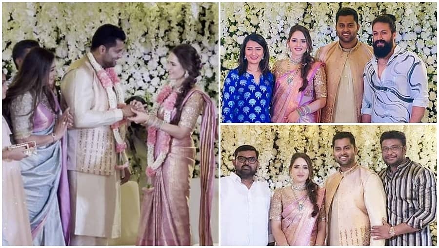 ಅಭಿಷೇಕ್-ಅವಿವಾ ನಿಶ್ಚಿತಾರ್ಥಕ್ಕೆ ಯಶ್, ದರ್ಶನ್ ಆಗಮನ; ಶುಭ ಹಾರೈಕೆ!