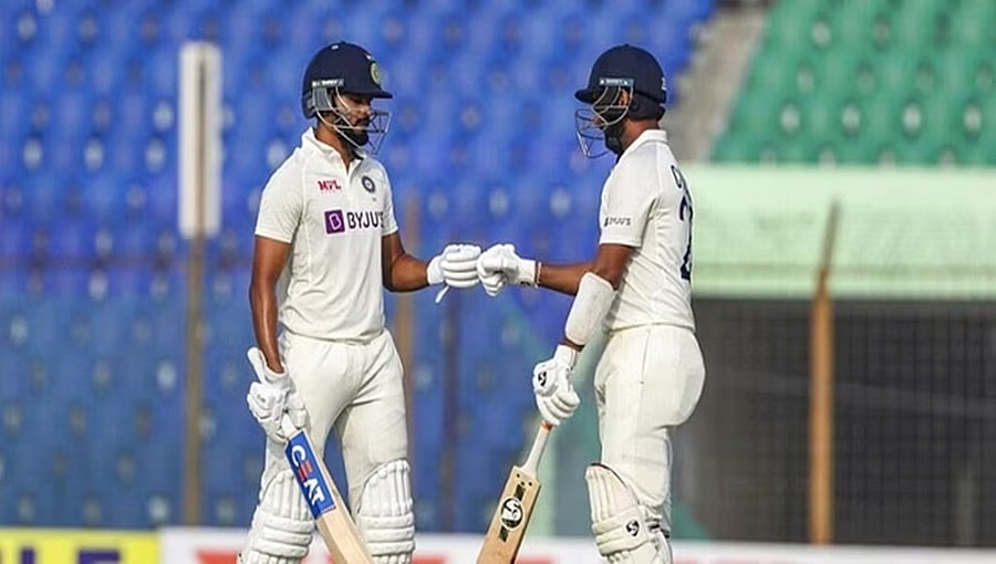 ಭಾರತ Vs ಬಾಂಗ್ಲಾ ಮೊದಲ ಟೆಸ್ಟ್: ಪೂಜಾರ, ಅಯ್ಯರ್ ಅರ್ಧ ಶತಕ; ಮೊದಲ ದಿನದಾಟದಂತ್ಯಕ್ಕೆ ಟೀಂ ಇಂಡಿಯಾ 278/6