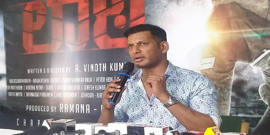 ಮೈಸೂರಿನ 'ಶಕ್ತಿಧಾಮದ ಮಕ್ಕಳಿಗೆ ನೆರವಾಗಲು ಸದಾ ಸಿದ್ಧ- ತಮಿಳು ನಟ ವಿಶಾಲ್