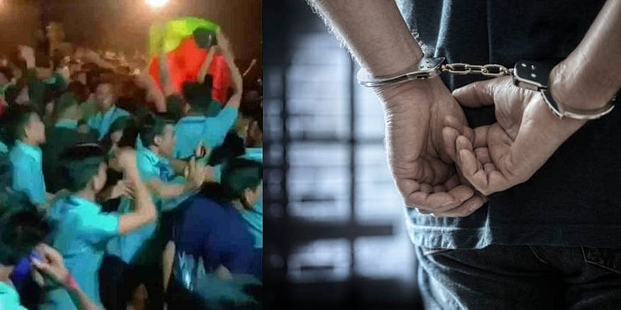 ಬೆಳಗಾವಿ: ಕನ್ನಡ ಬಾವುಟ ಹಾರಿಸಿದ್ದ ವಿದ್ಯಾರ್ಥಿ ಮೇಲೆ ಹಲ್ಲೆ ಪ್ರಕರಣ; ನಾಲ್ವರ ಬಂಧನ