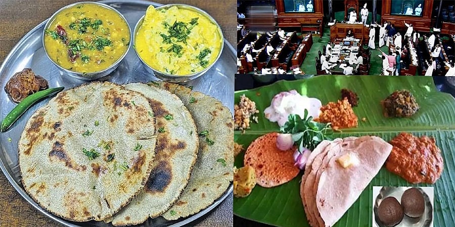 ರಾಗಿದೋಸೆ, ಸಜ್ಜೆ-ಜೋಳದ ಕಿಚಡಿ: ಕೇಂದ್ರ ಸಚಿವ ತೋಮರ್ ರಿಂದ ಸಂಸದರಿಗೆ 'ಸಿರಿಧಾನ್ಯ' ಔತಣಕೂಟ