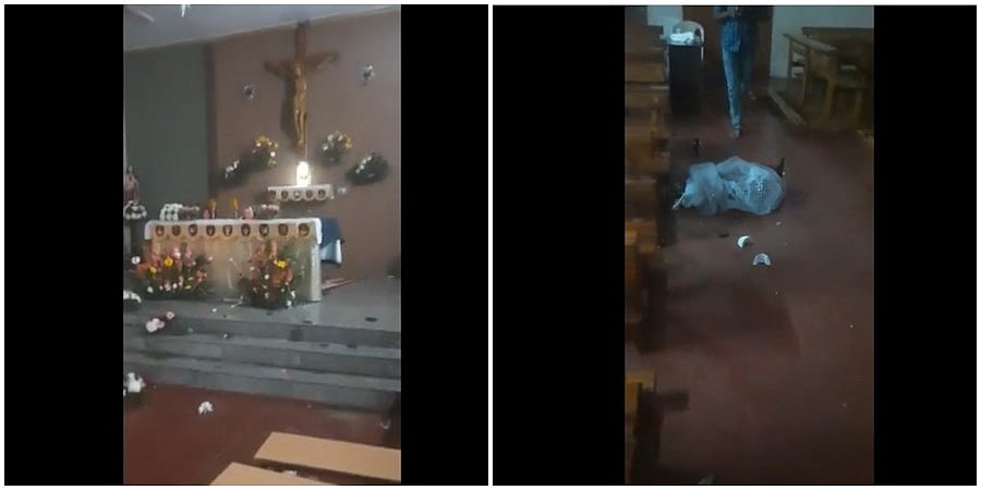 ಮೈಸೂರಿನ ಪಿರಿಯಾಪಟ್ಟಣದಲ್ಲಿ ದುಷ್ಕರ್ಮಿಗಳ ಅಟ್ಟಹಾಸ: ಚರ್ಚ್ ನ ಯೇಸು ಮೂರ್ತಿ ಧ್ವಂಸ, ಕಾಣಿಕೆ ಡಬ್ಬಿಯಿಂದ ಹಣ ಕಳ್ಳತನ