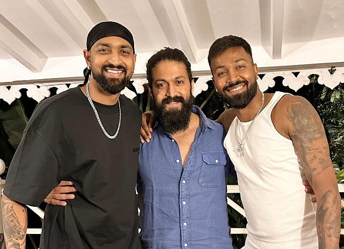 KGF 3: ಕೆಜಿಎಫ್ ಸ್ಟಾರ್ ಯಶ್ ಭೇಟಿ ಮಾಡಿದ ಕ್ಯಾಪ್ಟನ್ ಹಾರ್ದಿಕ್, ಕೃನಾಲ್ ಪಾಂಡ್ಯ!