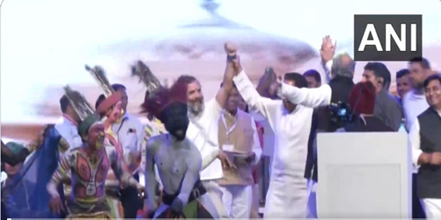 ರಾಜಸ್ಥಾನ: ರಾಹುಲ್ ಜೊತೆಗೆ ಬುಡಕಟ್ಟು ನೃತ್ಯ ಮಾಡಿದ ಕಾಂಗ್ರೆಸ್ ಮುಖಂಡರು! ವಿಡಿಯೋ