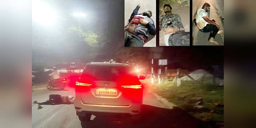 ಮೈಸೂರು: ಮೂವರು ಯುವಕರ ಮೇಲೆ ಎರಡು ಬಾರಿ ಎಸ್'ಯುವಿ ಕಾರು ಹರಿಸಿದ ಚಾಲಕ; ಆರೋಪಿ ದರ್ಶನ್ ಬಂಧನ
