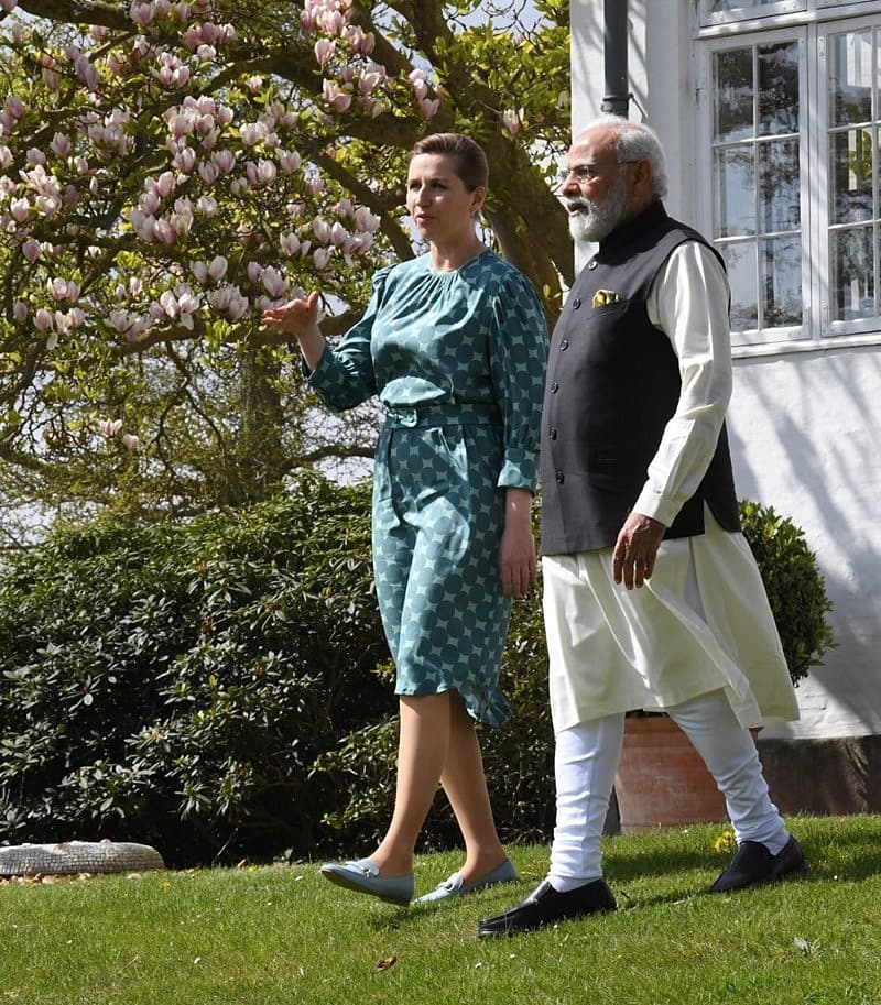 ಡೆನ್ಮಾರ್ಕ್ನೊಂದಿಗಿನ ಭಾರತದ ಹಸಿರು ಕಾರ್ಯತಂತ್ರ(Green Strategic) ಪಾಲುದಾರಿಕೆಯು ಮೌಲ್ಯಯುತವಾಗಿದೆ. ಪಿಎಂ ಫ್ರೆಡೆರಿಕ್ಸೆನ್ ಮತ್ತು ನಾನು ಈ ಪಾಲುದಾರಿಕೆಯನ್ನು ಇನ್ನಷ್ಟು ಪರಿಣಾಮಕಾರಿಯಾಗಿ ಹೇಗೆ ಮಾಡಬಹುದು ಎಂದು ಚರ್ಚಿಸಿದೆವು.