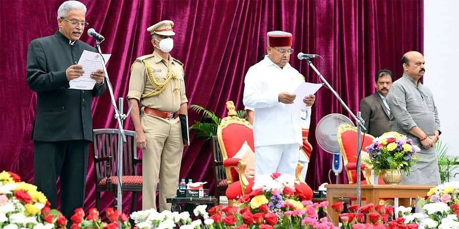 ನೂತನ ಲೋಕಾಯುಕ್ತ ನ್ಯಾ. ಬಿ.ಎಸ್. ಪಾಟೀಲ್ ಪ್ರಮಾಣ ವಚನ ಸ್ವೀಕಾರ