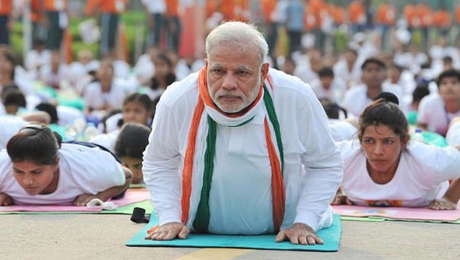 'ನರೇಂದ್ರ ಮೋದಿ ಬಂದು ಯೋಗ ಮಾಡುವುದು ನಮ್ಮ ರಾಜ್ಯದ ಅಭಿವೃದ್ಧಿಯ ಮುನ್ಸೂಚನೆ'