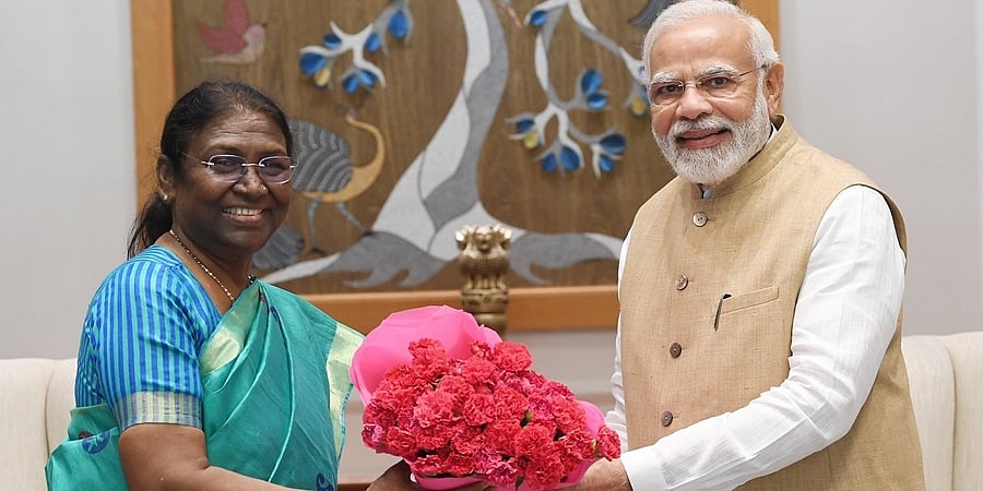 ರಾಷ್ಟ್ರಪತಿ ಚುನಾವಣೆ: ಪ್ರಧಾನಿ ಮೋದಿ, ಅಮಿತಾ ಶಾ ಭೇಟಿ ಮಾಡಿದ ಎನ್‌ಡಿಎ ಅಭ್ಯರ್ಥಿ ದ್ರೌಪದಿ ಮುರ್ಮು