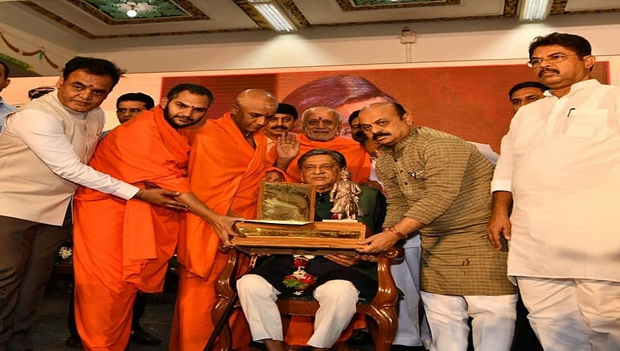 ಕೆಂಪೇಗೌಡರು ಯಾರೊಬ್ಬರ ಸ್ವತ್ತಲ್ಲ; ಬೆಂಗಳೂರು ನಗರ ಇನ್ನಷ್ಟು ಬೆಳೆಯಬೇಕು: ಎಸ್.ಎಂ.ಕೃಷ್ಣ