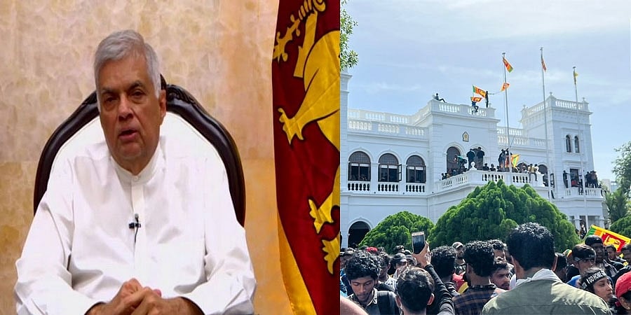 ಪರಿಸ್ಥಿತಿ ನಿಯಂತ್ರಣಕ್ಕೆ ತನ್ನಿ: ಭದ್ರತಾ ಪಡೆಗಳಿಗೆ ಹಂಗಾಮಿ ಅಧ್ಯಕ್ಷ ವಿಕ್ರಮಸಿಂಘೆ ಆದೇಶ; ಸಿಂಗಾಪುರಕ್ಕೆ ಗೋಟಬಯ ಪ್ರಯಾಣ