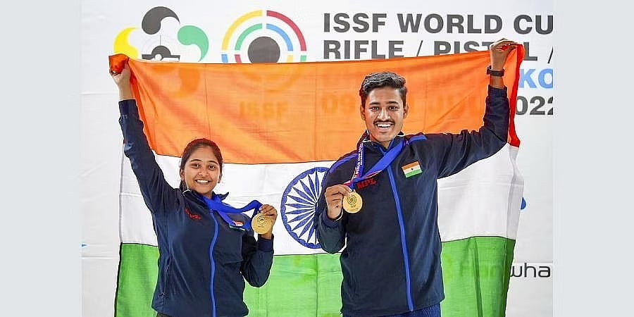ಐಎಸ್ಎಸ್ಎಫ್ ಶೂಟಿಂಗ್ ವಿಶ್ವಕಪ್: 3 ಚಿನ್ನ, 4 ಬೆಳ್ಳಿ, 1 ಕಂಚಿನ ಪದಕದೊಂದಿಗೆ ಭಾರತಕ್ಕೆ ಅಗ್ರಸ್ಥಾನ