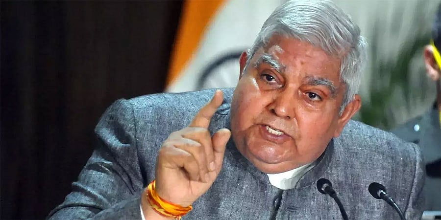 ಉಪ ರಾಷ್ಟ್ರಪತಿ ಚುನಾವಣೆ: ಪ.ಬಂಗಾಳ ರಾಜ್ಯಪಾಲ ಜಗದೀಪ್ ಧಂಖರ್ ಎನ್ ಡಿಎ ಅಭ್ಯರ್ಥಿ