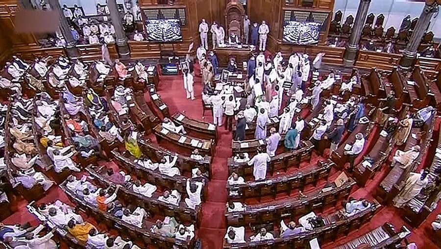 ಹಣದುಬ್ಬರ, ಬೆಲೆಯೇರಿಕೆ ಗದ್ದಲ: ರಾಜ್ಯಸಭೆ ಕಲಾಪ ನಾಳೆಗೆ ಮುಂದೂಡಿಕೆ