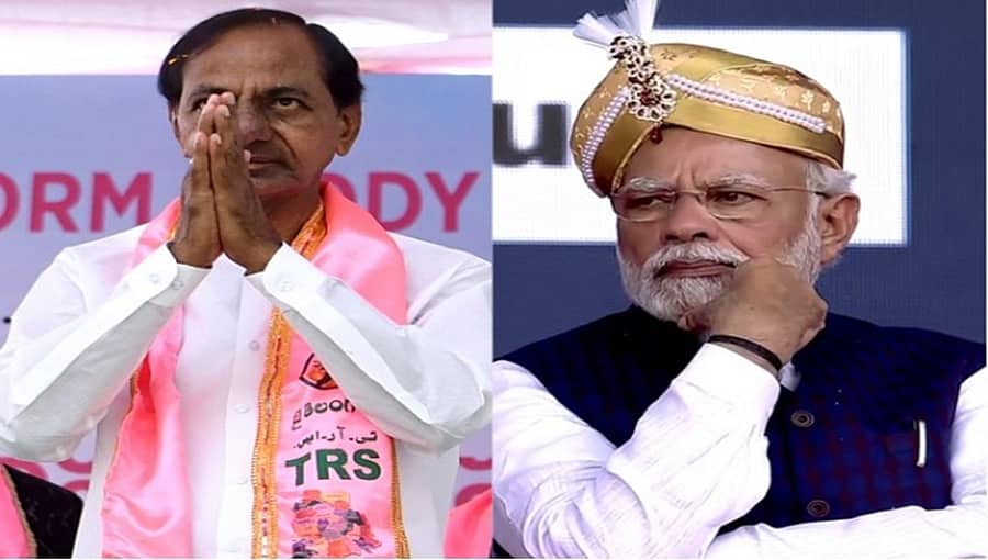 ಮೋದಿಯನ್ನು ಸ್ವಾಗತಿಸದ ಕೆಸಿಆರ್: ಮೂರನೇ ಬಾರಿಯೂ ಶಿಷ್ಟಾಚಾರ ಮುರಿದ ತೆಲಂಗಾಣ ಸಿಎಂ!