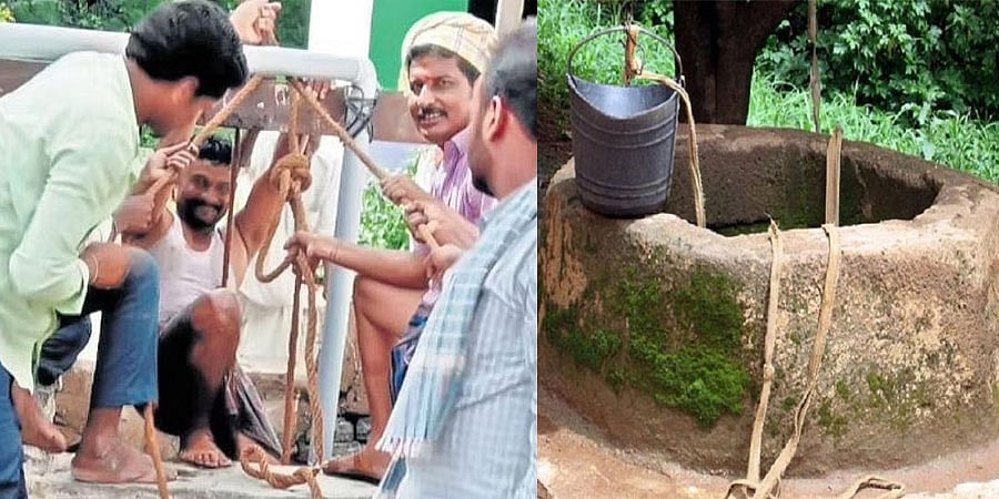 ಪಾಳುಬಿದ್ದ ಬಾವಿಗಳ ಜೀರ್ಣೋದ್ಧಾರ; ಗದಗ ಗ್ರಾಮಸ್ಥರ ಸ್ವಚ್ಛತಾ ಅಭಿಯಾನ; ಯುವಕರ ಕಾರ್ಯಕ್ಕೆ ಶ್ಲಾಘನೆ