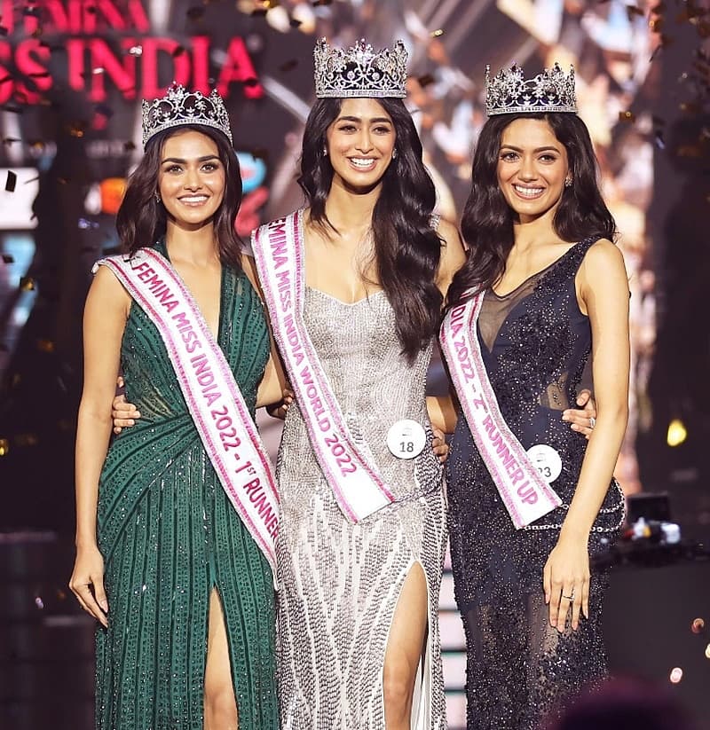 ರಾಜಸ್ಥಾನದ ರೂಬಲ್ ಶೇಖಾವತ್ ಅವರು ಮಿಸ್ ಇಂಡಿಯಾ 2022 ರ ಮೊದಲ ರನ್ನರ್ ಅಪ್ ಆಗಿ ಹೊರಹೊಮ್ಮಿದರು ಮತ್ತು ಉತ್ತರ ಪ್ರದೇಶದ ಶಿನಾತಾ ಚೌಹಾನ್ ಅವರು ಮಿಸ್ ಇಂಡಿಯಾ 2022 ರ ಎರಡನೇ ರನ್ನರ್ ಅಪ್ ಕಿರೀಟವನ್ನು ಪಡೆದರು.