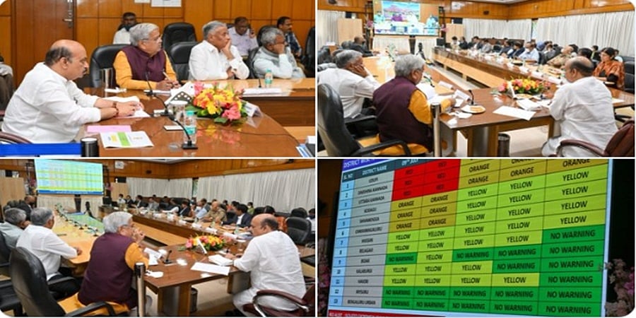 ಮಳೆ ಪೀಡಿತ 13 ಜಿಲ್ಲೆಗಳ ಜಿಲ್ಲಾಡಳಿತದೊಂದಿಗೆ ಸಿಎಂ ವಿಡಿಯೋ ಕಾನ್ಫರೆನ್ಸ್: ಹಾನಿ, ಪರಿಹಾರ ಕುರಿತು ಚರ್ಚೆ