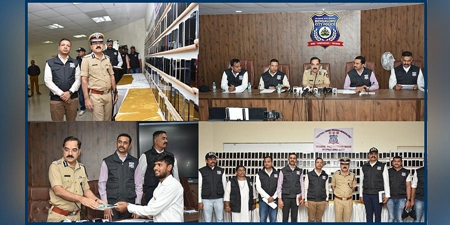 ಸಿಸಿಬಿ ಭರ್ಜರಿ ಕಾರ್ಯಾಚರಣೆ, 78 ಲಕ್ಷ ರೂ ಮೌಲ್ಯದ 515 ಮೊಬೈಲ್ ವಶಕ್ಕೆ, ಇಬ್ಬರ ಬಂಧನ