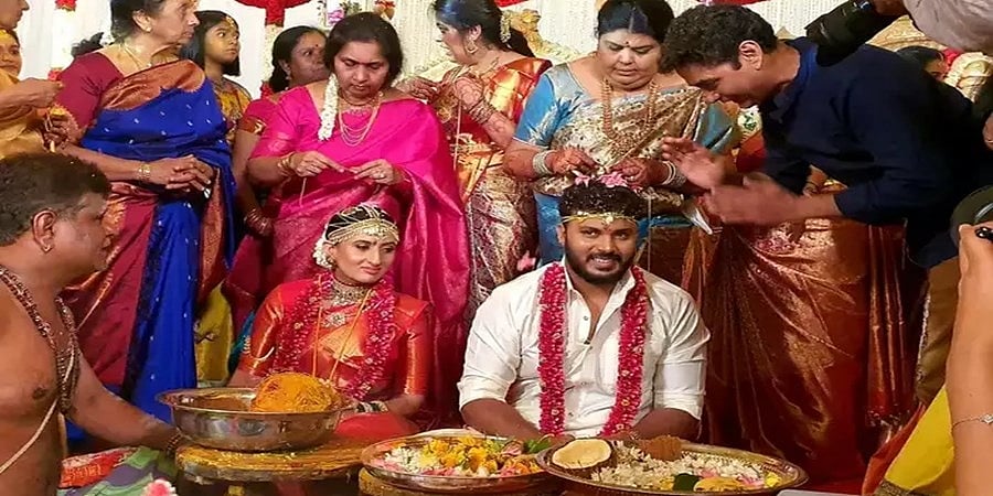 ಗೃಹಸ್ಥಾಶ್ರಮಕ್ಕೆ ಕಾಲಿಟ್ಟ ನಟ ಮನೋರಂಜನ್- ಸಂಗೀತ