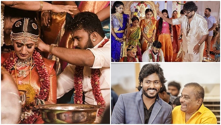 ಮನೋರಂಜನ್- ಸಂಗೀತಾ ಅದ್ಧೂರಿ ಮದುವೆ ಚಿತ್ರಗಳು