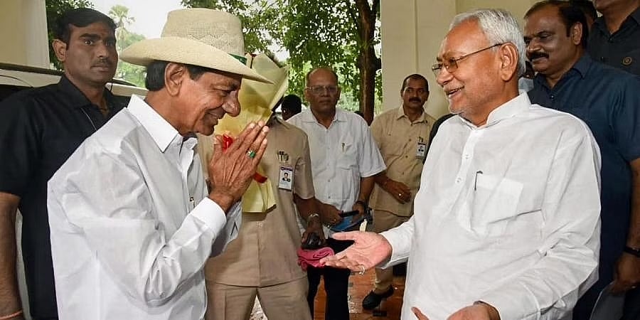 ಬಿಹಾರ ಸಿಎಂ ನಿತೀಶ್ ಕುಮಾರ್ ಭೇಟಿ ಬಳಿಕ 'ಬಿಜೆಪಿ ಮುಕ್ತ ಭಾರತ'ಕ್ಕೆ ಕೆಸಿಆರ್ ಕರೆ
