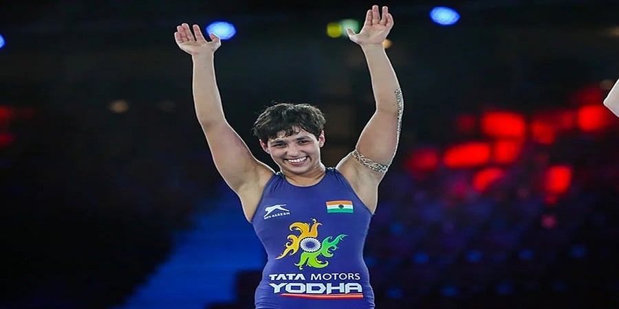 ಕಾಮನ್ ವೆಲ್ತ್ ಗೇಮ್ಸ್ 2022: ಕುಸ್ತಿಯಲ್ಲಿ ಭಾರತಕ್ಕೆ ಮೊದಲ ಪದಕ, ಬೆಳ್ಳಿ ಗೆದ್ದ ಮಹಿಳಾ ಕುಸ್ತಿಪಟು ಅನ್ಶು ಮಲಿಕ್