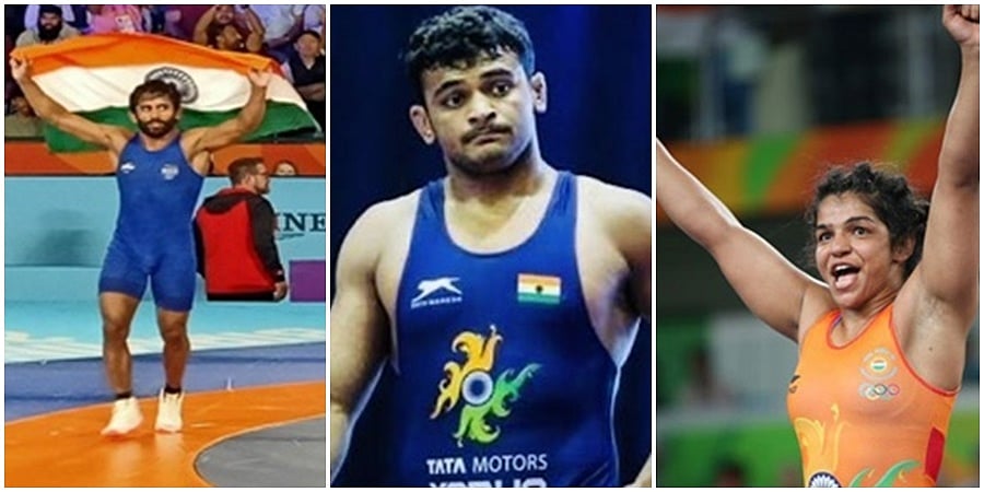 ಕಾಮನ್ ವೆಲ್ತ್ ಗೇಮ್ಸ್ 2022: ಕುಸ್ತಿಯಲ್ಲಿ ಚಿನ್ನ ಗೆದ್ದ ಭಾರತದ ಭಜರಂಗ್, ದೀಪಕ್ ಪೂನಿಯಾ, ಸಾಕ್ಷಿ ಮಲ್ಲಿಕ್
