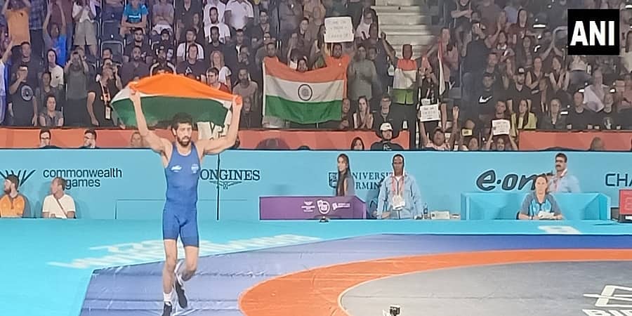 ಕಾಮನ್ ವೆಲ್ತ್ ಗೇಮ್ಸ್ 2022: ಕುಸ್ತಿಯಲ್ಲಿ ಚಿನ್ನ ಗೆದ್ದ ಭಾರತದ ಕುಸ್ತಿಪಟು ರವಿಕುಮಾರ್ ದಹಿಯಾ