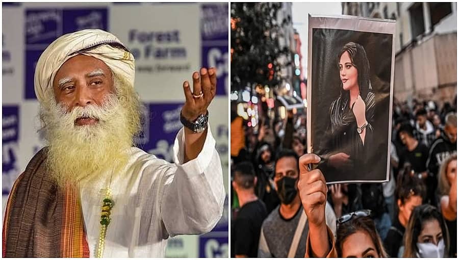ಮಹಿಳೆಯರು ಹೇಗೆ ಡ್ರೆಸ್ ಮಾಡಿಕೊಳ್ಳಬೇಕೆಂಬುದನ್ನು 'ಧರ್ಮ' ನಿರ್ಧರಿಸಬಾರದು: ಇರಾನಿ ಮಹಿಳೆಯರಿಗೆ ಸದ್ಗುರು ಬೆಂಬಲ